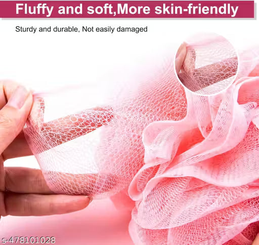 Loofah Combo Offer MULTIPLE USES Hair Scalp Massager Brush | Ice Roller | Body Back Scrubber | Bathing loofah