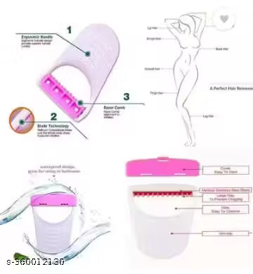 12 Pcs Women Girl Body shaver Disposable Hair Removal (Pack of 12)