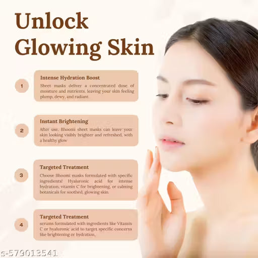 COMBOS OF 7 DIFFERENT FLAVOUR OF FACE SHEET MASK