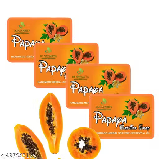 Soap Fresh Papaya Melt and Pour Soaps Base Moisturizing and Nourishing Soap for Skin (PACK OF 3)