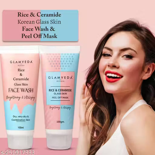 Glamveda Skin Glow Combo (Face Wash + Mask)