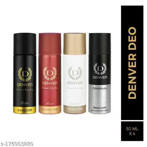 DENVER Black Code,Caliber,Honour & Imperial Nano Travel Size Pack